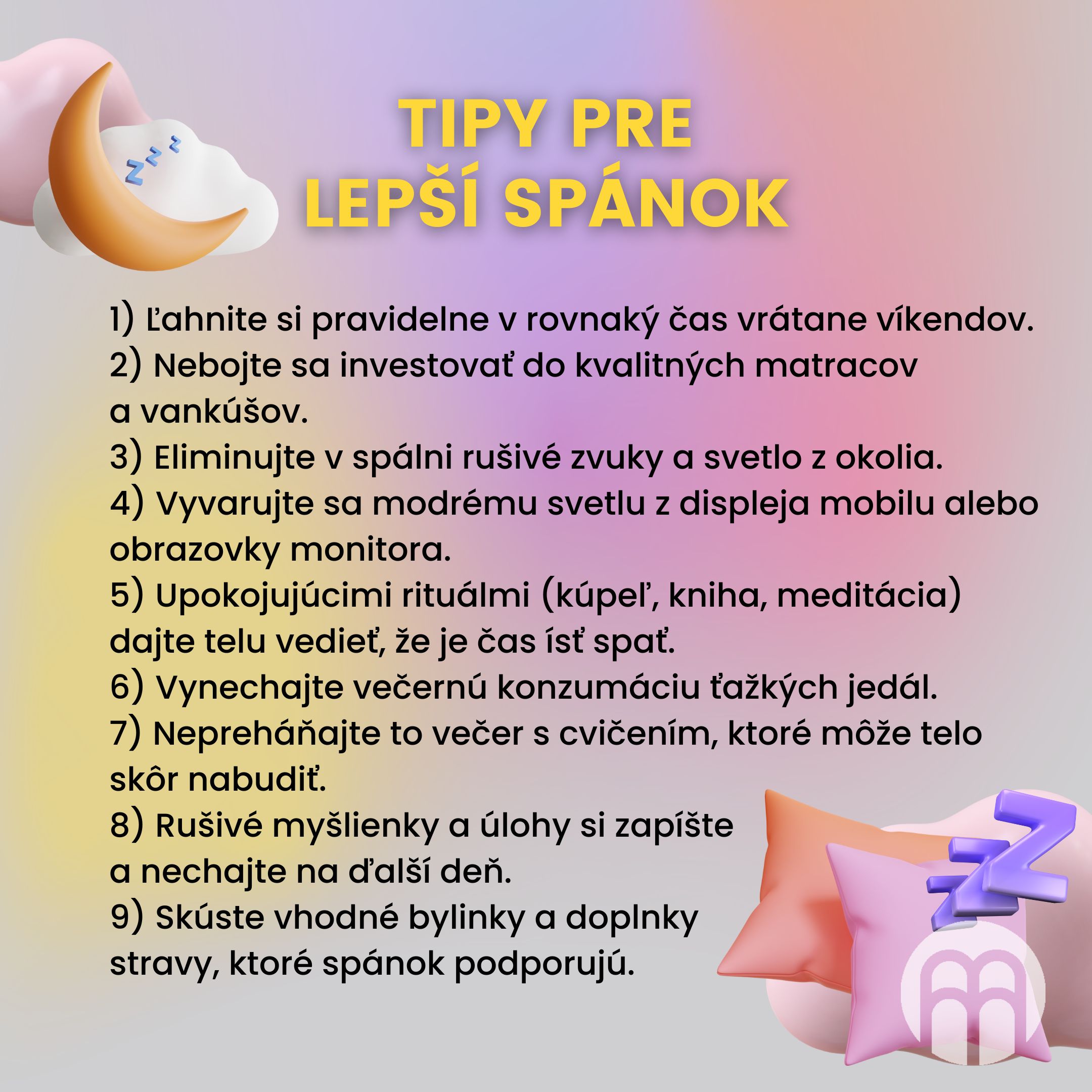 Tipy spánek